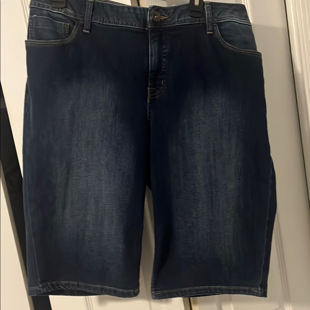 St. John's Bay Blue Jean Shorts Classic Denim Shorts